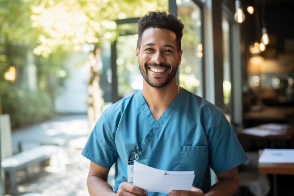 nurse portrait hospital